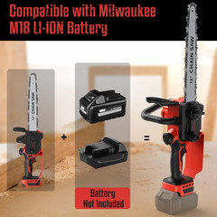 Mini Chainsaw for Milwaukee M18 Battery, 12 Inch Electric Chainsaw Cordless with