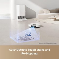 DREAME L40 Ultra Robot Vacuum Removable & Liftable Mop Certified Refurbished