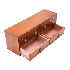 6 Drawers Desktop Dresser Wooden Storage Dressers Chests of Drawers for Bedroom