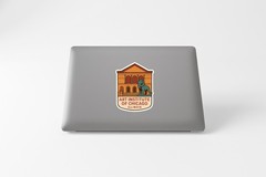 Art Institute of Chicago Illinois Sticker Decal Vinyl Die-Cut Symbolic Landmark