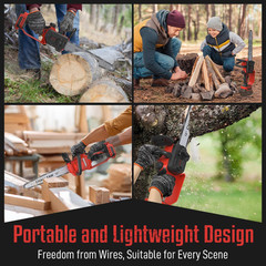 Mini Chainsaw for Milwaukee M18 Battery, 12 Inch Electric Chainsaw Cordless with