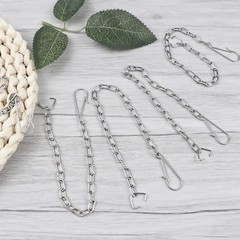 6 Pcs Toilet Handle Chain Stainless Steel,9.8 In Toilet Flapper