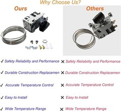 TRUE Upright Refrigeration Thermostat Temp control 800306 831932 800393 Air Kit