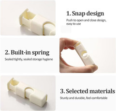 10PCS Bread Bag Clips Reusable Tie Storage Sealing Snack Fridge Freezer Fresh US