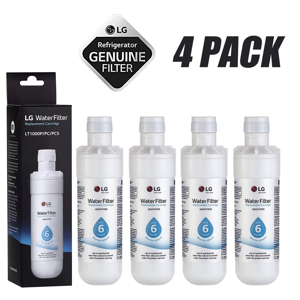 For LG LT1000P/PC/PCS Refrigerator Water Filter 4 PACK New, FREE SHIPPING