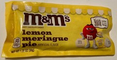 M&Ms New Limited Edition LEMON MERINGUE PIE Chocolate 1.35 oz Candy (3-Bags).