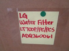 LG NEW OEM LT700P ADQ36006101 Refrigerator Water Filter LOT OF 3 NOS 0820