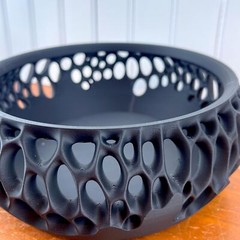 “Virus” Catch-All Bowl, Modern Decorative Bowl, Unique Hole Design