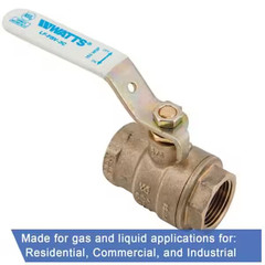1/2 In. X 4.4 In. Brass FIP X FIP Full Port Threaded Ball Valve