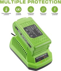 Battery For Greenworks 40V Lithium G-MAX Battery /Charger 29472 20292 206722