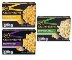 Macaroni and Cheese by Cracker Barrel in 3 Variety 4.67 Ounce (Pack of 3)