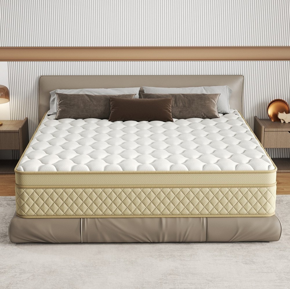 Chevni Hybrid Mattress Gel Memory Foam Pocket Spring Twin Full Queen King 12/14