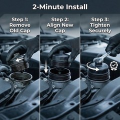 ​​11427525334 Oil Filter Cap Housing Cover for BMW 328i 325i 330i 335i 528i 5…