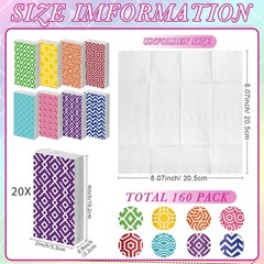 160 Counts Pocket Sized Facial Tissues Travel Tissues 3 Ply Small Portable Wh…