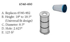 Sundance Spas OEM Pleated Filter (6540-490)