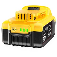 2x 8.0Ah Li-ion Battery For DeWalt 20V Max DCB200 DCB206-2 DCB205-2 20Volt Tool