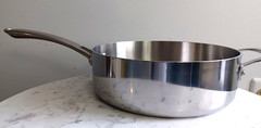 New Bergner Tri-Ply Stainless Steel Fry Pan / Sauté Pan (Braiser) with Lid