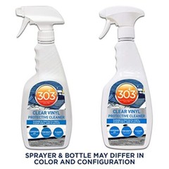 303 Products Marine Clear Protective Cleaner – Cleans and Protects Vinyl and