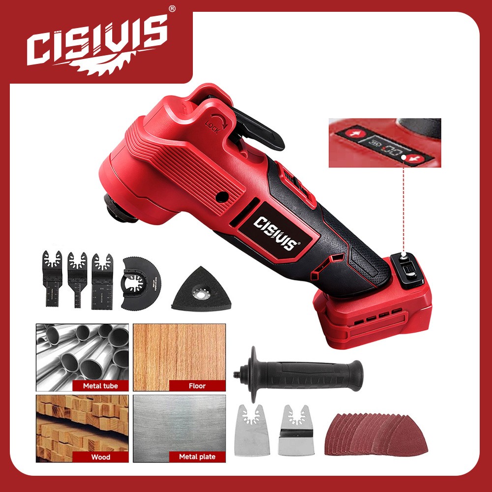 Cordless Multi-Tool Oscillating Tool for Milwaukee M18 Battery – Variable Speed