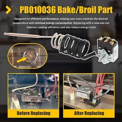 PB010036 Bake/Broil Thermostat for Viking Ranges, Induction, Electric, Gas Ovens