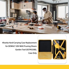 Carrying Case for DeWalt 20V MAX Cordless Pruner Shears DCPR320B Hard Travel Bag