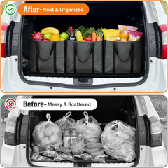 Reusable Grocery Bags with Handles – 3 Pack 35L Large Shopping Bags