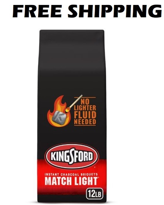Kingsford Match Light Instant Charcoal Briquettes, 12 lbs