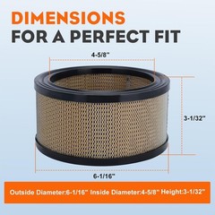 Air Filter + Pre-Filter fits Kohler 45 083 02-S, 45 083 01-S 4508302S 4508301S
