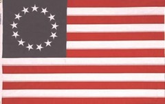 BETSY ROSS Flag 3×5 Feet Embroidered 100% American Made In USA Flag Grommets