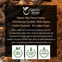 Organic Way Cloves Powder – Aromatic Spice | Organic, Kosher & USDA Certified