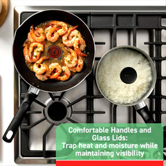 T-fal Ultimate Hard Anodized Nonstick 20 Piece Cookware Set, Grey