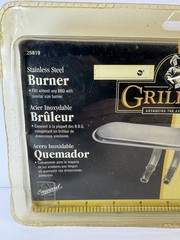 GrillPro 19.75 In. 50cm Stainless Steel Bar Grill Burner 25819 Universal A26