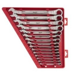 Milwaukee 48-22-9416 15pc Ratcheting Combination Wrench Set – SAE