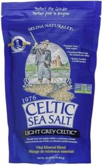 Light Grey Celtic Sea Salt 1 Pound Resealable Bag Additive-Free, Delicious Sea –