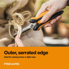 Fiskars Pruning Shears for Gardening, Multipurpose 8″ Garden Shears with Sheath