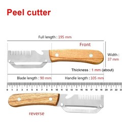 NEW 2 in 1 Multi-Functional Vegetable Peeler for Kitchen Stainless Steel Peeler