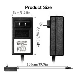 1PCS Universal Battery Charger For 20V 21V Power Tools Lithium Battery US Plug