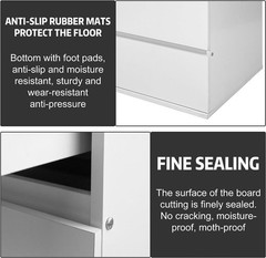 Chest Of 4 Drawer Tall Dresser For Bedroom Clothes Storage Furniture Cabinet
