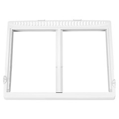 White Crisper Drawer Cover Frame Fit For Frigidaire Refrigerator 240364787 New