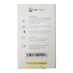 Airthings Corentium Home Radon Detector 223 Portable, Lightweight, Easy-to-Use