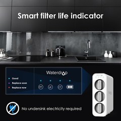Waterdrop Refurbished TSU 0.01μm Ultra-Filtration Under Sink Water Filter System