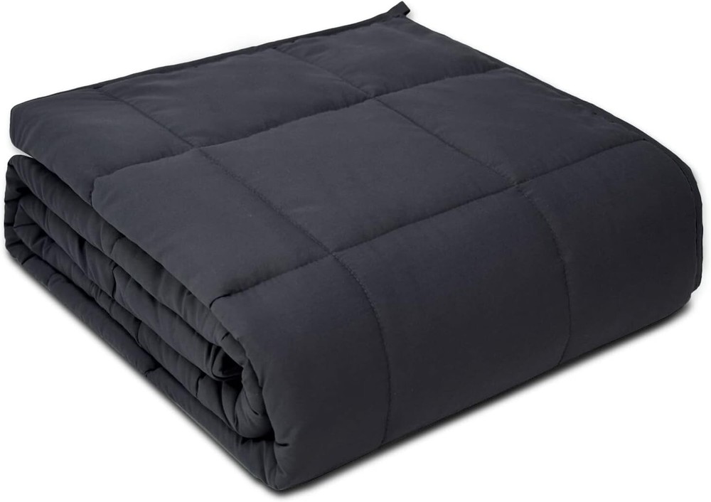 Weighted Blanket 25lbs Queen Size Dark Grey 60″x80″ Weighted Blankets for Adults