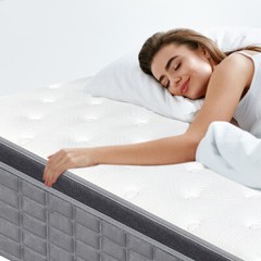 10″12″14″ Gel Memory Foam Mattress Innerspring Twin Full Queen King Bed in A Box