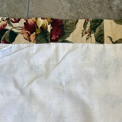 Waverly Laurel Springs Floral Multicolor Lined 2 Curtain Panels Tie Back 48″X83″