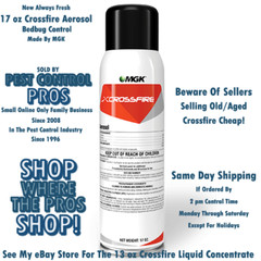 17 oz CrossFire Bed Bug Control Aerosol RTU ~ Kill Bedbugs and Eggs ~ Cross Fire
