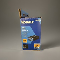 New Kobalt 4.0 AH Battery Lithium-Ion 3809904