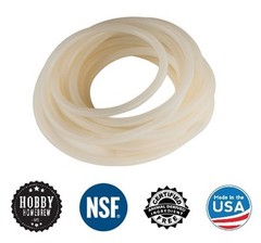HIGH TEMP SILICONE TUBING 1/2″ .500 ID TUBE HOME BREWING KETTLE HOSE PER FOOT
