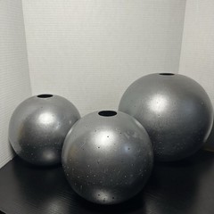 Roost Constellation Globe Light Shades Cast Iron Silver Modern Pendant Boho
