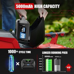 5.0Ah / 7.5Ah / 10Ah Li-Ion Battery Pack For ‎Toro 60V L405 L324 L270 L216 L135