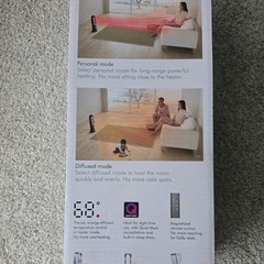 NEW Dyson AM09 Hot+Cool Tower Fan – White/Silver, Jet Focus